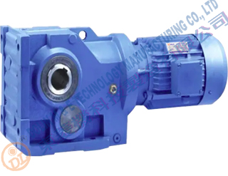 Động cơ giảm tốc cốt âm vuông góc 15kw tỉ số truyền 1/330